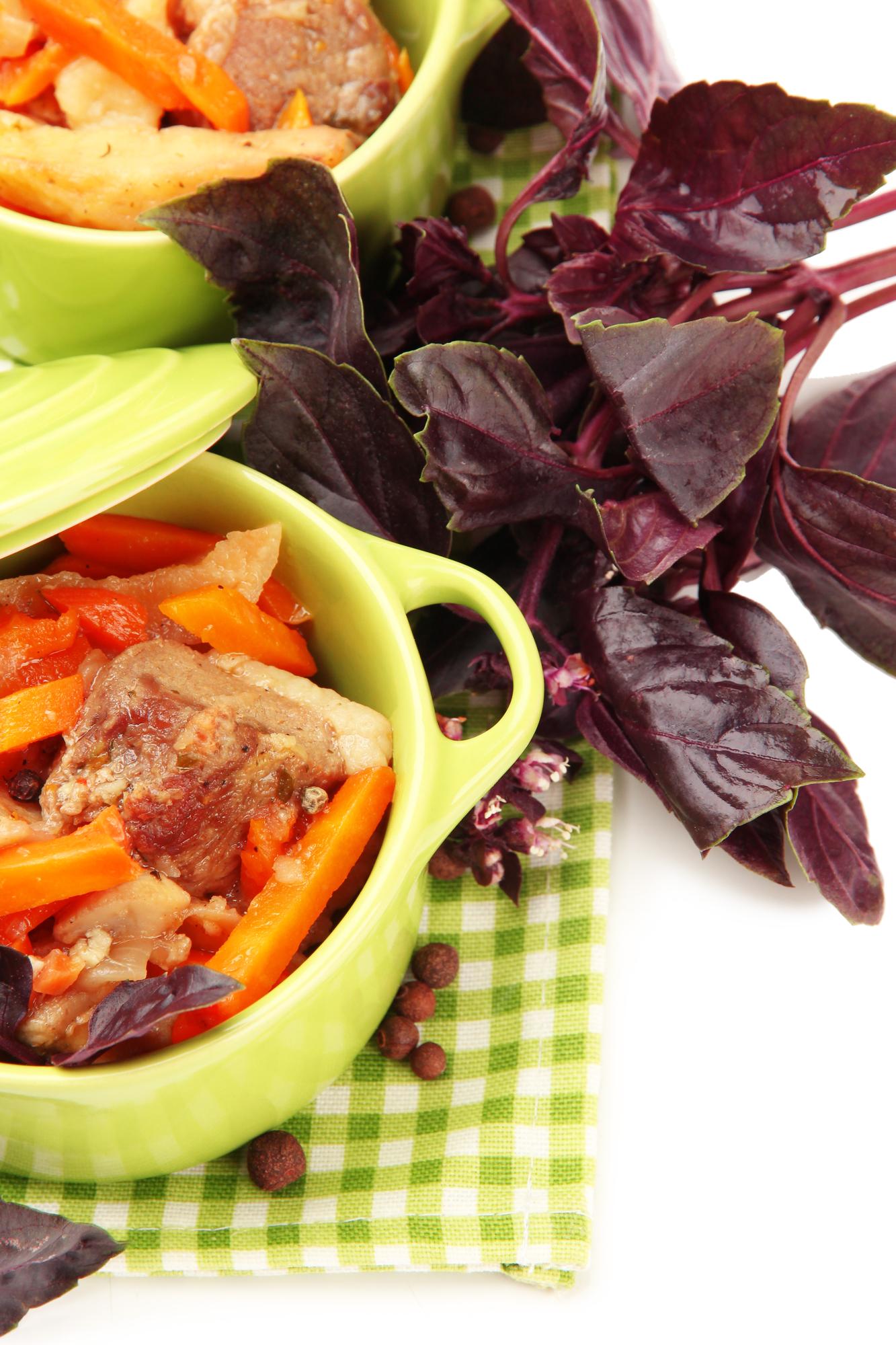 Detalle de verduras de mercado